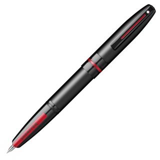 Set Stilou Sheaffer Icon Matte Black BT+ Caseta Cadou cu Etui Piele