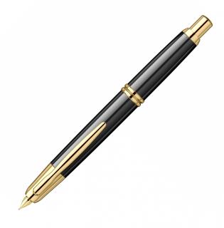 Stilou Capless Gold Trim Black, Pilot