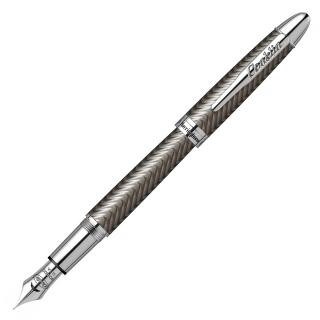 Stilou Conklin Herringbone Gun Metal