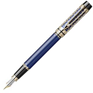Stilou LE Bleu De Paris GT Stilou 18k Nib, Waterman