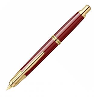 Stilou Pilot Capless Gold Trim Red