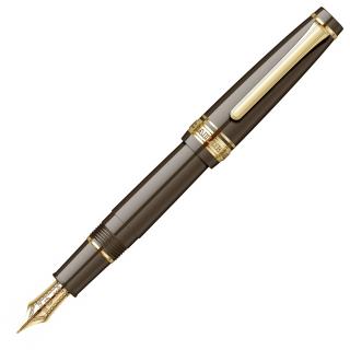 Stilou Pro Gear Puff Brown GT, Slim Mini 14K Sailor