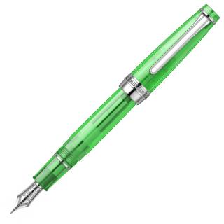 Stilou Pro Gear Transparent Green RHT, Slim Size 14K, Sailor