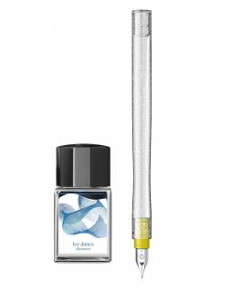 Toc Caligrafic Hocoro Dip Pen Fude 40  º Nib + Calimara 10 ml Dipton Ice Dance, Sailor