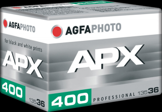 AgfaPhoto  APX 400 135-36 Professional - Film alb-negru negativ ingust ,ISO 400, 135mm, 36 pozitii