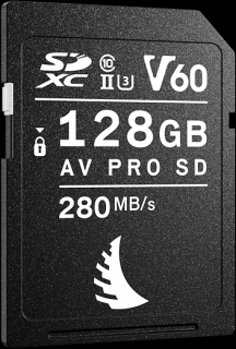 Angelbird  SD AV PRO MK2 R280 W160 (V60) 128GB   1 PACK - Card de memorie tip SDXC 128GB V60 260MB s