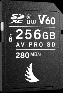 Angelbird  SD AV PRO MK2 R280 W160 (V60) 256GB   1 PACK - Card de memorie tip SDXC 256GB V60 260MB s