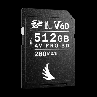 Angelbird  SD AV PRO MK2 R280 W160 (V60) 512GB   1 PACK - Card de memorie tip SDXC 512GB V60 260MB s