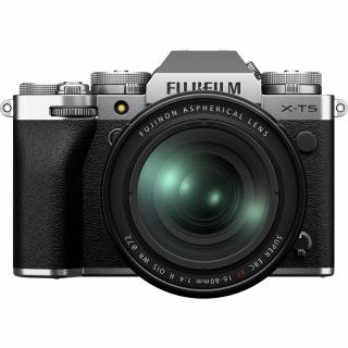 Aparat Foto Mirrorless Fujifilm X-T5 Body (Silver) kit cu XF 16-80mm f 4 R OIS