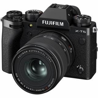 Aparat Foto Mirrorless FUJIFILM X-T5 Mirrorless Kit cu XF 16-50mm f 2.8-4.8  - BLACK