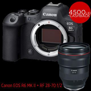 Canon EOS R6 Mark II - Kit cu Canon RF 28-70 f 2 - Aparat Foto Mirrorless Montura Canon RF