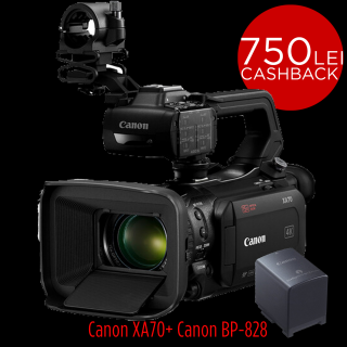 CANON  XA70 - Kit cu Acumulator BP-828 - Camera Video Profesionala