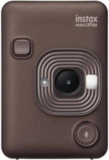 FUJIFILM INSTAX Mini LiPlay Hybrid Instant Camera Elegant Deep Bronze -  Aparat Foto Instant Mini Liplay Deep Bronze