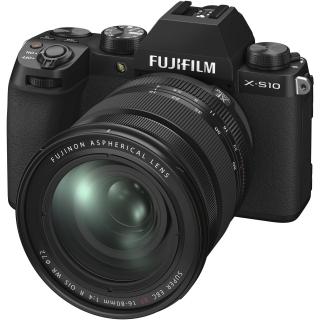 FUJIFILM X-S10 Mirrorless Digital Camera Kit cu 16-80mm