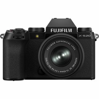 Fujifilm X-S20 - Aparat Foto Mirrorless FUJIFILM kit cu XC 15-45mm f 3.5-5.6 OIS (black)