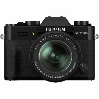 FUJIFILM X-T30 II Aparat Foto Mirrorless kit cu FUJIFILM XF 18-55mm f 2.8-4 R LM OIS  Black