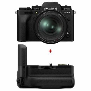 Fujifilm X-T4 Kit cu obiectiv XF 16-80mm f 4 R OIS WR (black) resigilat + VG-XT4 Vertical Battery Grip