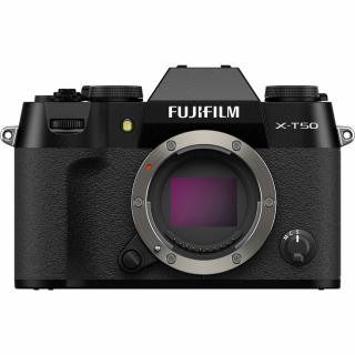 Fujifilm X-T50 - aparat foto mirrorless 40.2MP (body) - Negru