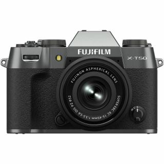 Fujifilm X-T50 - aparat foto mirrorless 40.2MP kit cu XC 15-45mm f 3.5-5.6 OIS (Graphite)