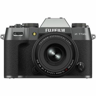 Fujifilm X-T50 - aparat foto mirrorless 40.2MP kit cu XF 16-50mm f 2.8-4.8 R LM (Graphite)