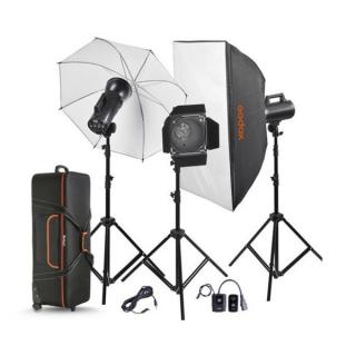 Godox GEMINI GS400II versiunea II, blitz studio kit 3X400Ws