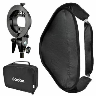 Godox SFUV5050 Softbox 50x50 cm cu Bracket S-type , softbox universal