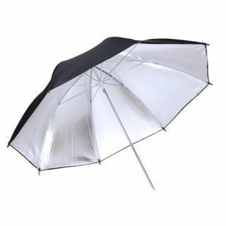 Godox  umbrela  84cm (argintiu interior  - negru exterior)