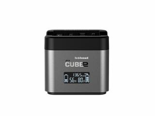 Hahnel - Pro Cube 2, Incarcator Dublu pentru Nikon EN-EL14 a , EN-EL15 a b