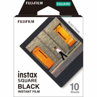 Hartie foto Fujifilm Instax Square Black-  film instant (10 bucati)