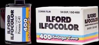 Ilford ILFOCOLOR 400 Vintage Tone 35mm 24 de cadre