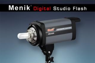 Menik Blitz Studio 400Ws CM-400 (touch screen)  Kit cu Menik softbox 80cm x 120cm + montura Bowens