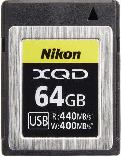 Nikon card XQD  64GB, citire 440MB s, scriere 400MB s