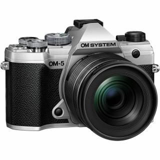 OM SYSTEM OM-5 - Aparat foto Mirrorless (Argintiu) Kit cu obiectiv M.Zuiko 12-45mm F4 PRO