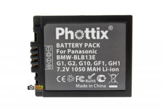 Phottix BMW-BLB13E , acumulator foto pentru Panasonic G1, G2, G10, GF1, GH1