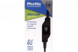 Phottix C6 Atlas cablu de declansare aparat foto Canon 60D, 70D, 700D, 750D,
