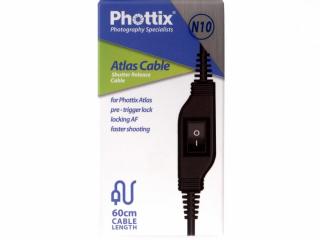 Phottix N10 Atlas cablu declansare aparat foto Nikon D610, D7200, D90, D750