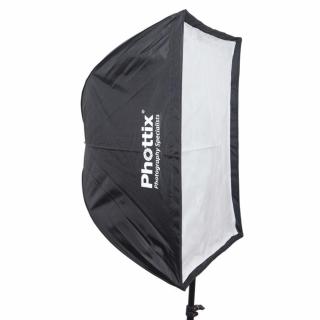 Phottix softbox portabil, tip umbrela 60cm x 90cm + GRID ,  pentru blitz extern cu patina