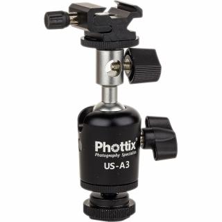 Phottix US-A3 - adaptor pentru patina de blitz  cu suport de umbrela