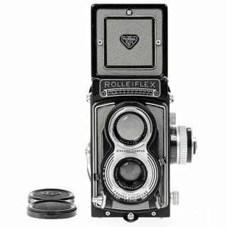 Rolleiflex T- Grey, Carl Zeiss-Tessar 1 3.5 F-75mm