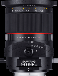 Samyang Tilt Shift 24mm f 3.5 ED AS UMC Canon EF - Obiectiv foto Tilt Shift Montura Canon EF