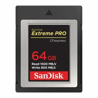SanDisk Extreme PRO CFexpress Type B 64GB (SDCFE-064G-GN4NN)