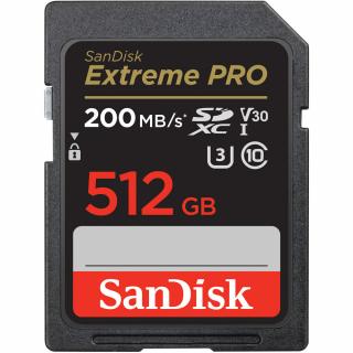 Sandisk Extreme PRO SDXC 512GB 200MB s V30 UHS-I U3 (SDSDXXD-512G-GN4IN)