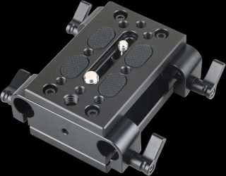 SmallRig 1798 Baseplate w  Dual 15mm Rod Clamp - Placa de prindere cu cleme pentru slider