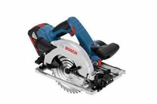 Bosch GKS 18V-57 G Ferastrau circular cu acumulatori Li-ion, 18V, 165mm + 2 x Acumulatori GBA 18V 5.0Ah  + Incarcator rapid GAL 1880 CV + L-Boxx 238