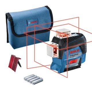 Bosch GLL 3-80C + LR7 in L-boxx,  30 m, 630 - 650 nm