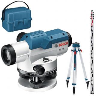 Bosch GOL 32 G + BT160 + GR500 Professional Nivela optica, factor de marire 32x, precizie 1 mm 30 m