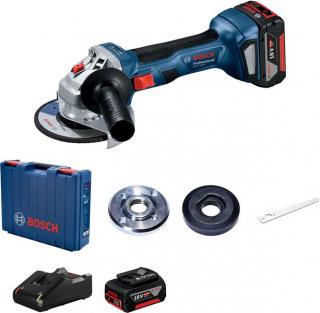 Bosch GWS 180-LI Polizor unghiular cu 2 acumulatori Li-Ion, 4Ah, valiza