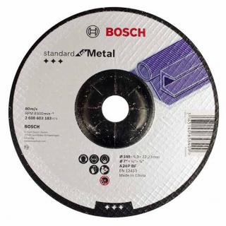 Disc de degrosare cu degajare Standard for Metal A 24 P BF, 180mm, 22,23mm, 6