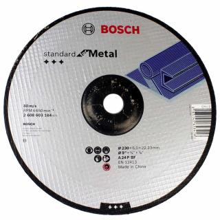 Disc de degrosare cu degajare Standard for Metal A 24 P BF, 230mm, 22,23mm, 6