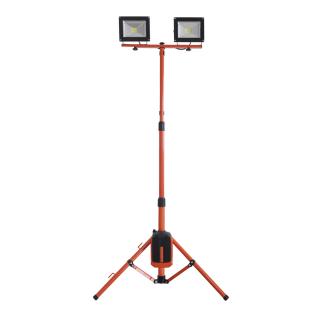 Redback ED40 Stand proiectoare LED acumulatori 40V, 2x20W, solo